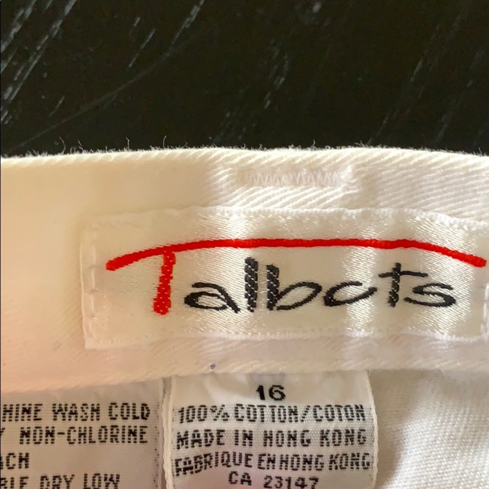Talbots white skirt